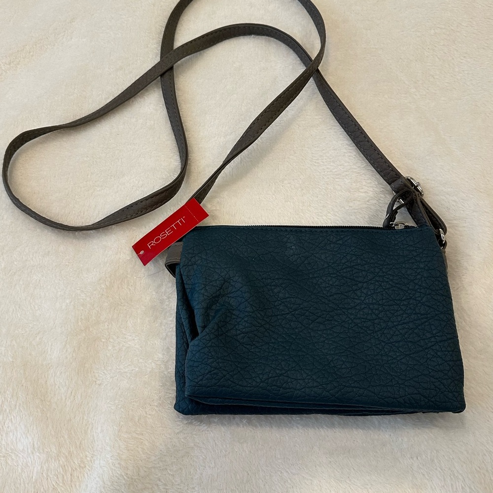 Rosetti Dark Teal Crossbody Bag - Picture 2 of 6